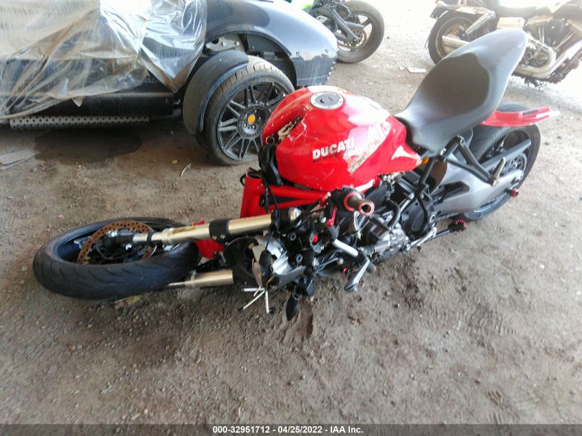 2019 DUCATI MONSTER 821 ZDMMACLS0KB003909