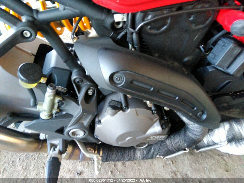 2019 DUCATI MONSTER 821 ZDMMACLS0KB003909