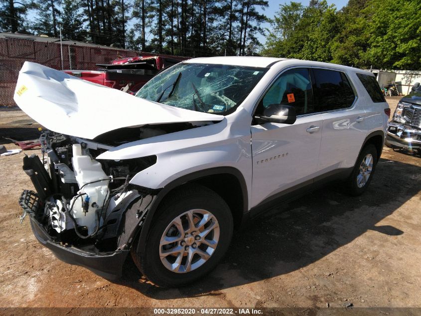 2021 CHEVROLET TRAVERSE LS 1GNERFKW2MJ228900