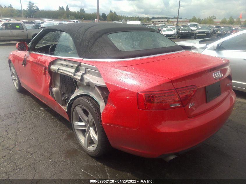 2013 AUDI A5 PREMIUM PLUS WAUJFAFH2DN002439