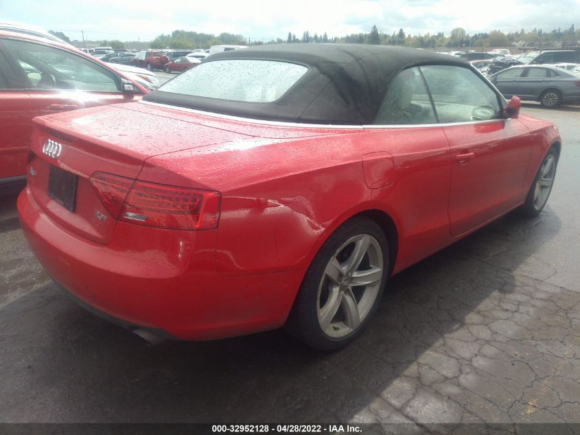 2013 AUDI A5 PREMIUM PLUS WAUJFAFH2DN002439
