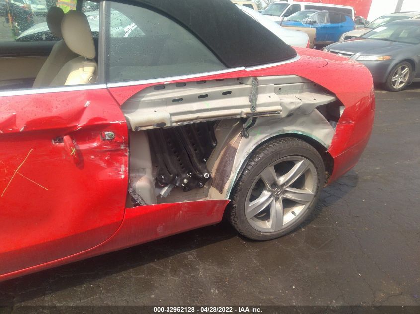 2013 AUDI A5 PREMIUM PLUS WAUJFAFH2DN002439