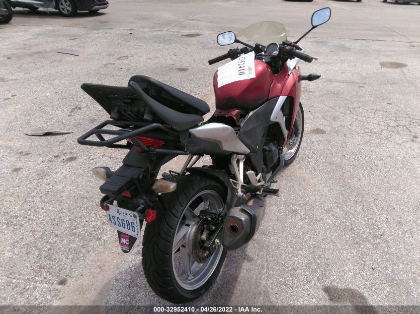 2012 HONDA CBR250 R MLHMC4102C5202096