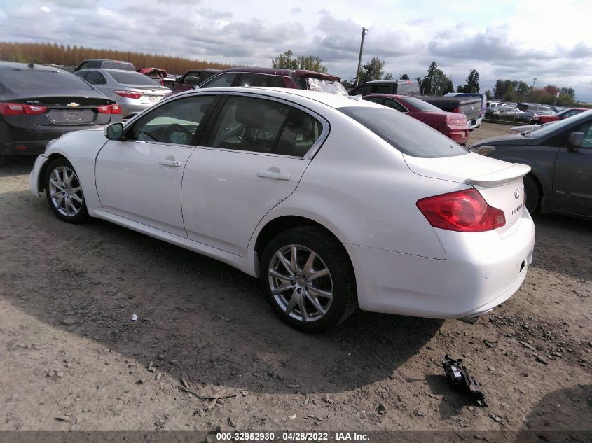 2013 INFINITI G37 SEDAN X JN1CV6AR3DM353753