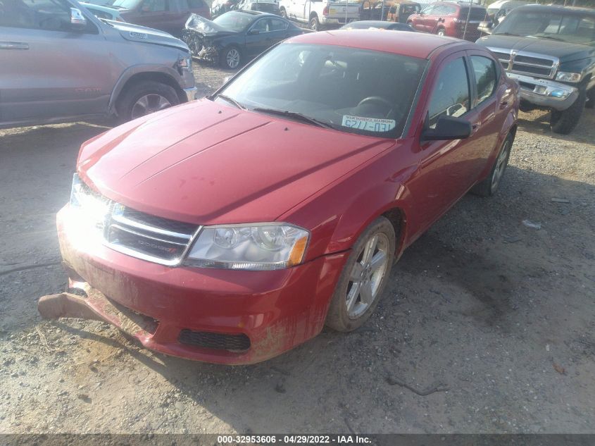 2013 DODGE AVENGER SE 1C3CDZAB8DN566555