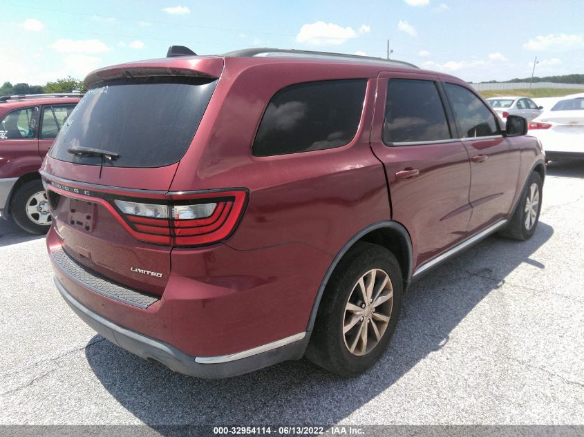 2014 DODGE DURANGO LIMITED 1C4RDHDG6EC277517