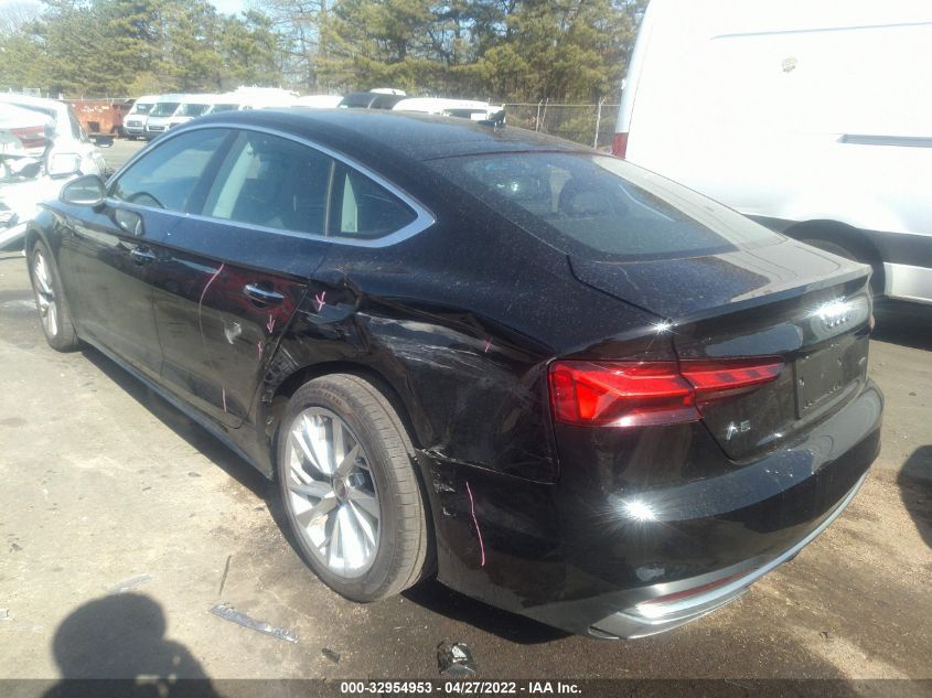 2022 AUDI A5 SPORTBACK PREMIUM WAUABCF52NA015018