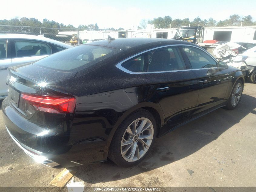 2022 AUDI A5 SPORTBACK PREMIUM WAUABCF52NA015018
