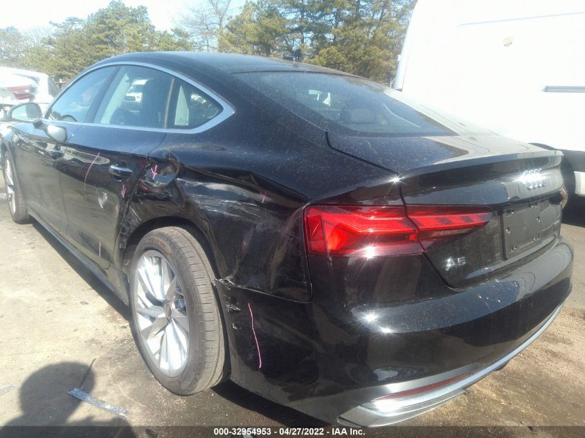 2022 AUDI A5 SPORTBACK PREMIUM WAUABCF52NA015018