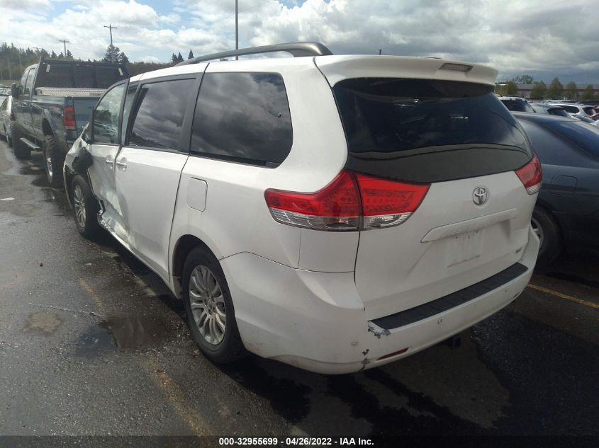 2014 TOYOTA SIENNA XLE/LIMITED 5TDYK3DC8ES460353
