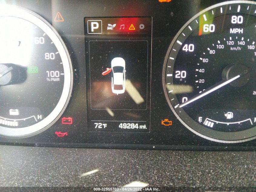 2016 HYUNDAI SONATA HYBRID SE KMHE24L17GA035243
