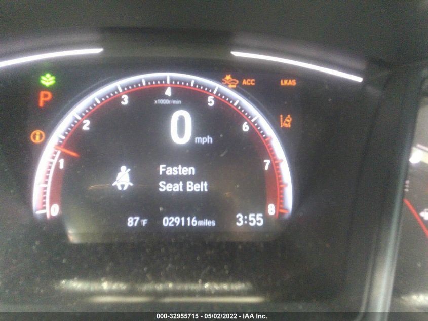 2019 HONDA CIVIC HATCHBACK SPORT SHHFK7H49KU220955