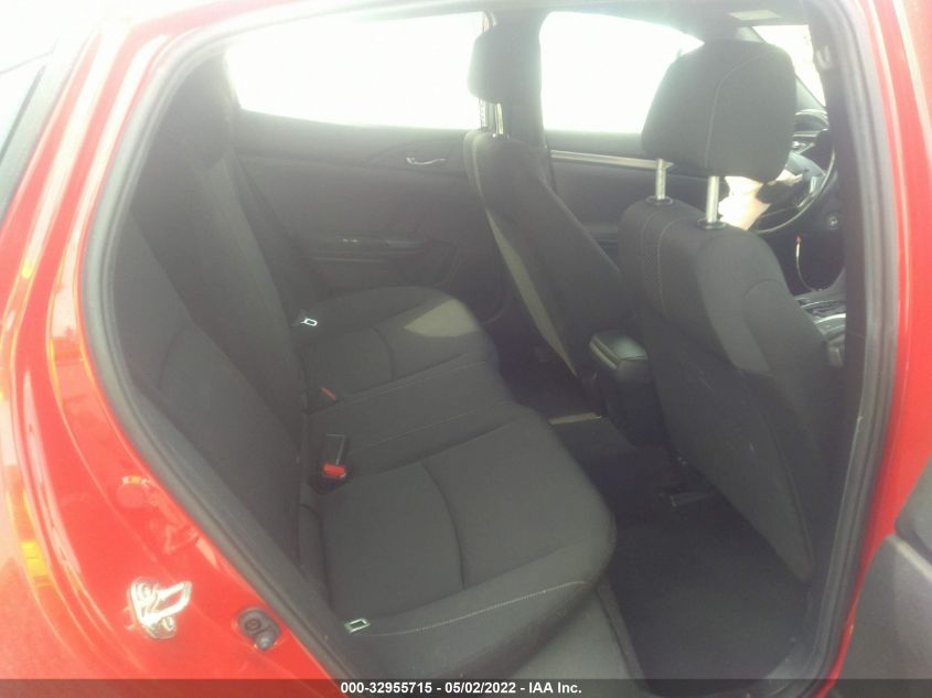 2019 HONDA CIVIC HATCHBACK SPORT SHHFK7H49KU220955