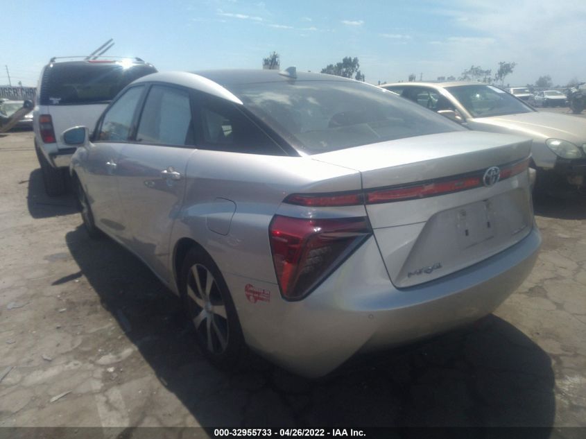 2017 TOYOTA MIRAI JTDBVRBD9HA003404