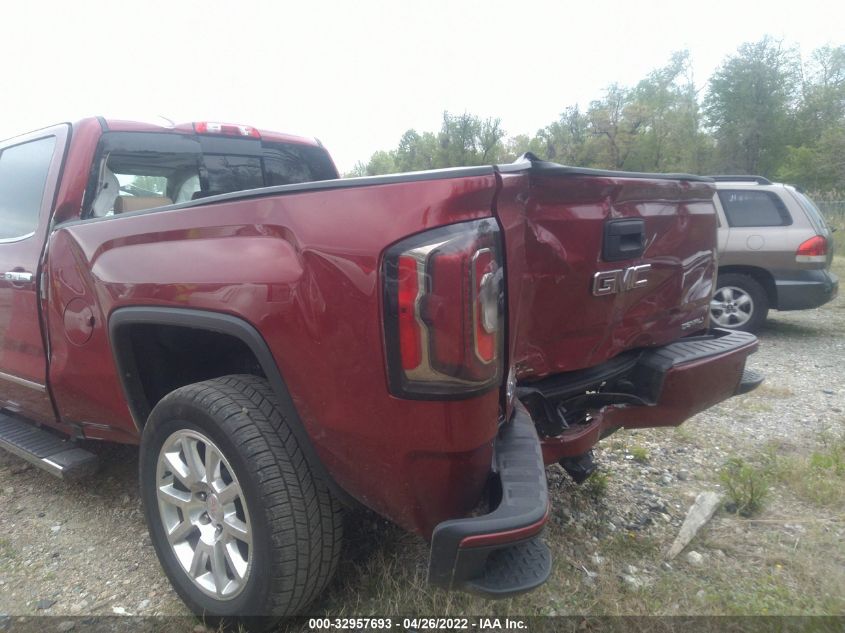 2018 GMC SIERRA 1500 DENALI 3GTU2PEJ2JG552585