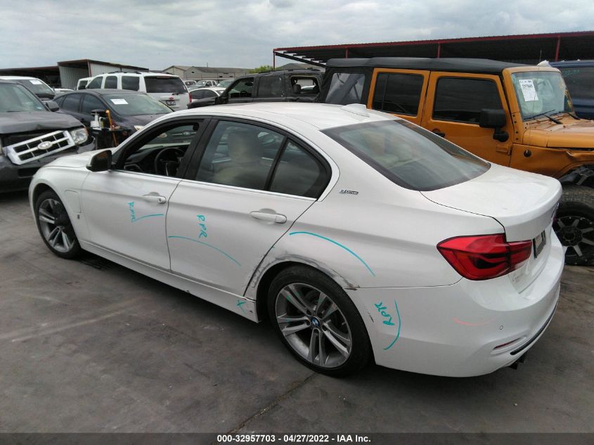 2017 BMW 3 SERIES 330E IPERFORMANCE WBA8E1C33HA158688