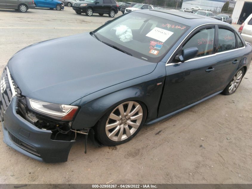 2015 AUDI A4 PREMIUM WAUBFAFL2FN014537