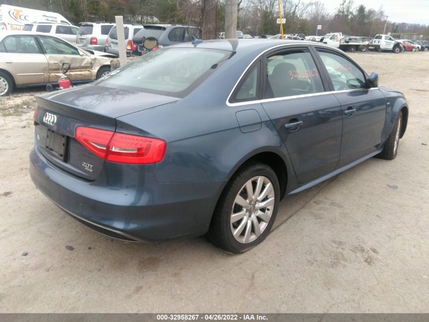 2015 AUDI A4 PREMIUM WAUBFAFL2FN014537