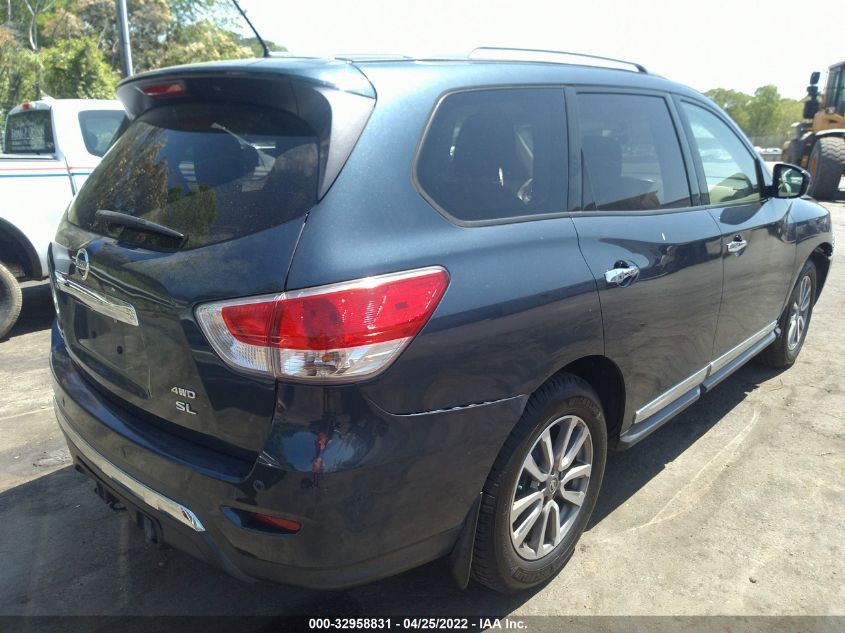 2014 NISSAN PATHFINDER SL 5N1AR2MM1EC658821