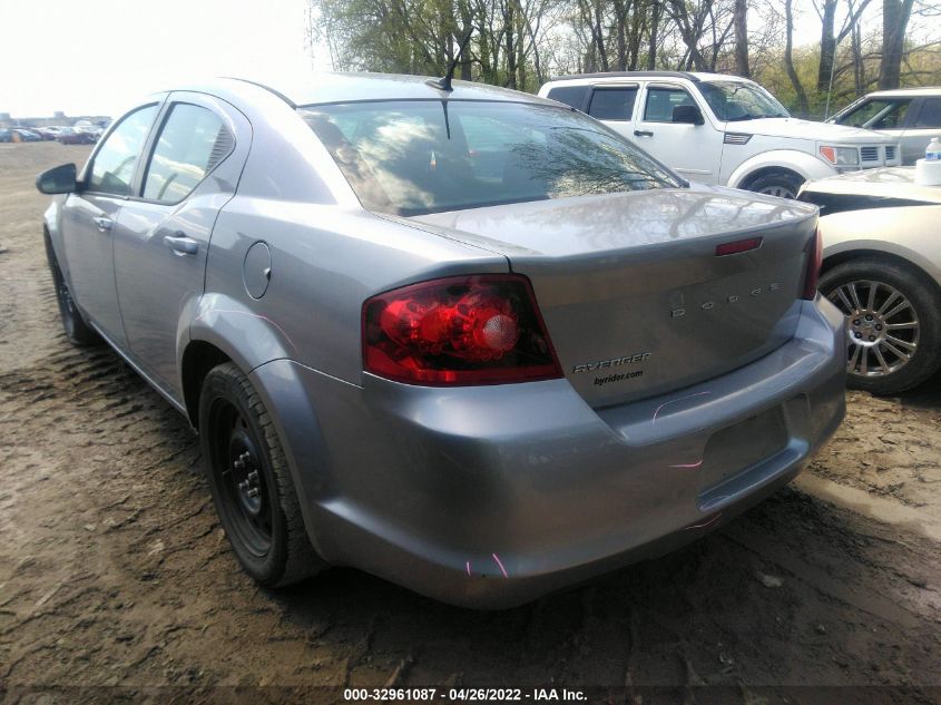 2013 DODGE AVENGER SE 1C3CDZAB7DN677002