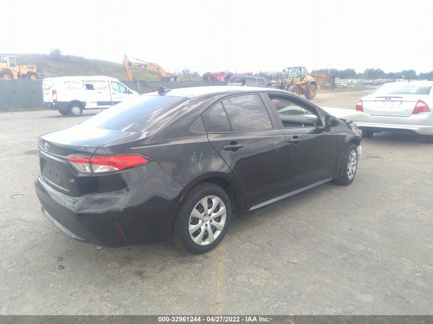 VIN 5YFEPRAEXLP083530 2020 TOYOTA COROLLA LE
