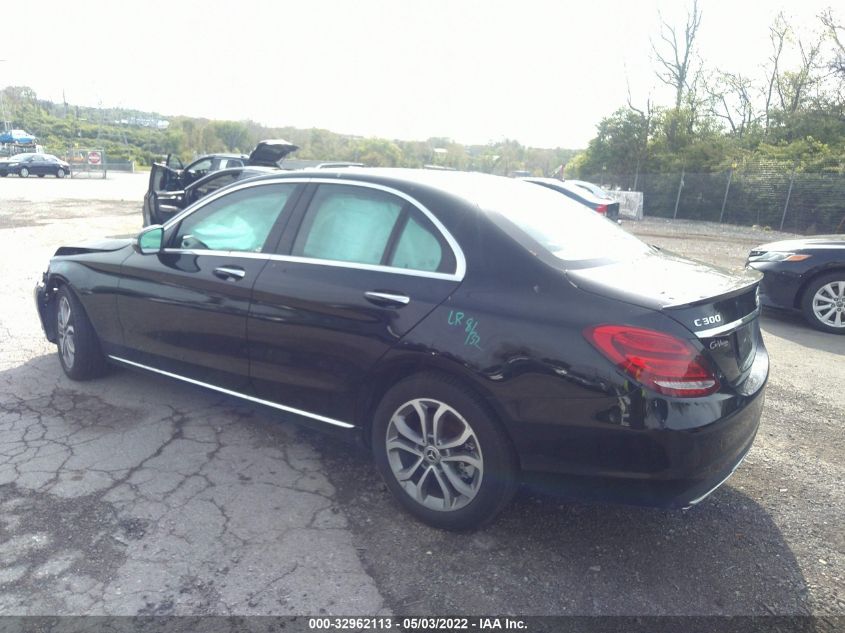 2017 MERCEDES-BENZ C-CLASS C 300 55SWF4KB7HU180636