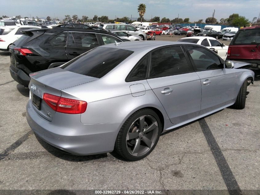 2016 AUDI A4 PREMIUM PLUS WAUFFAFL2GN002374