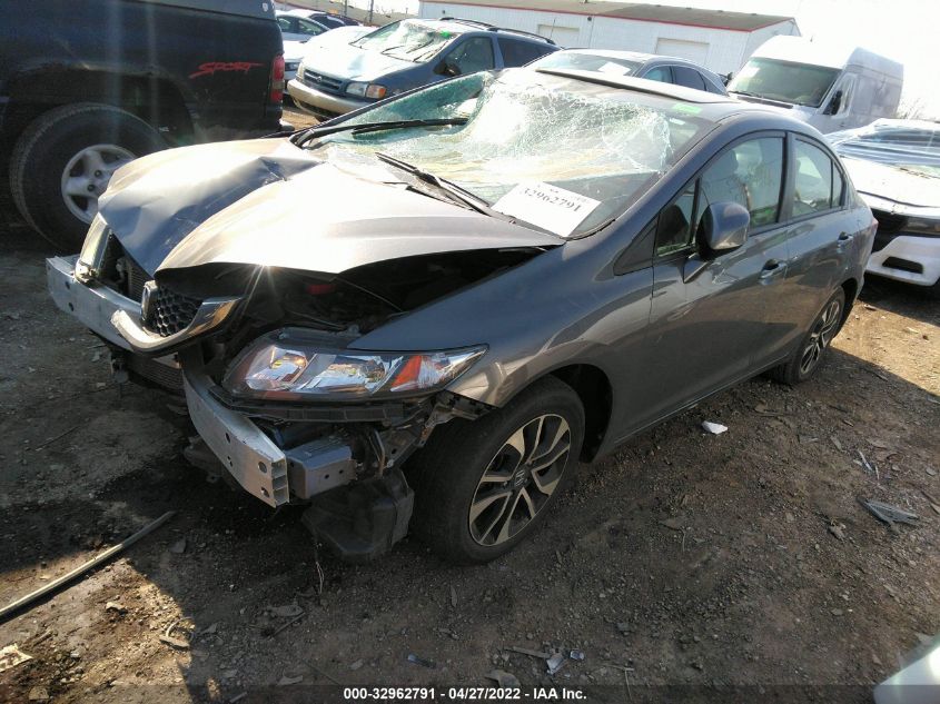 2013 HONDA CIVIC SDN EX-L 19XFB2F92DE031916