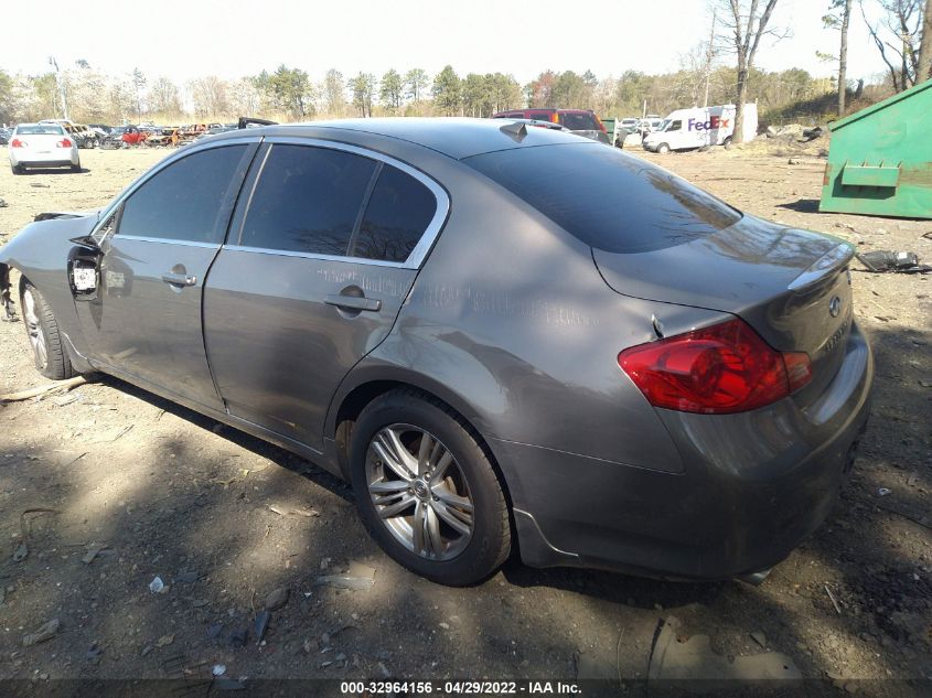 2013 INFINITI G37X - JN1CV6AR8DM350797