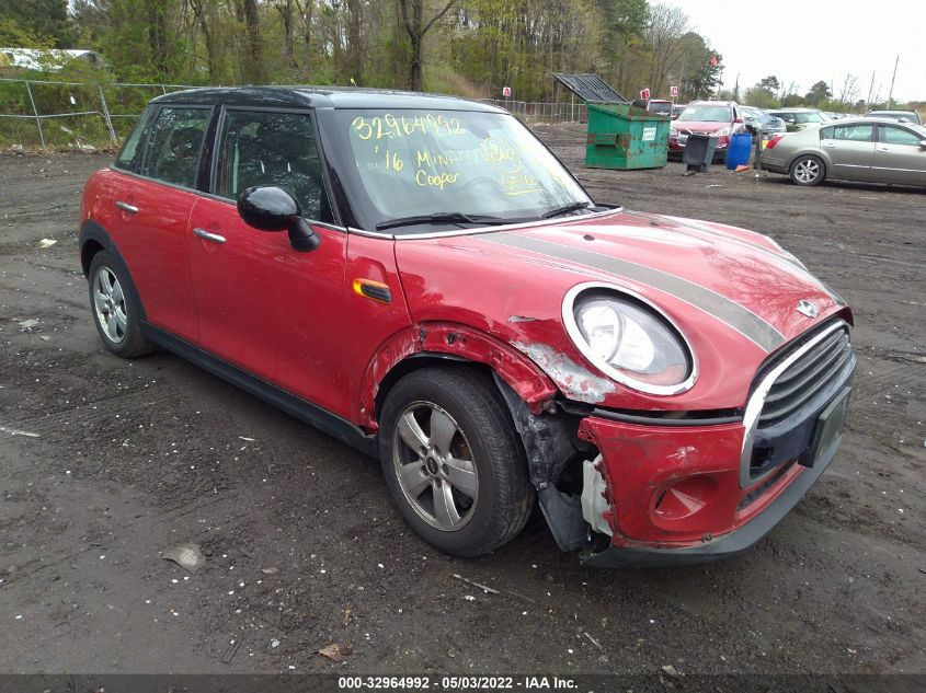 2016 MINI COOPER HARDTOP 4 DOOR WMWXU1C55G2A93743