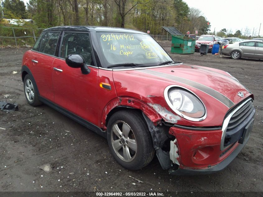 2016 MINI COOPER HARDTOP 4 DOOR WMWXU1C55G2A93743