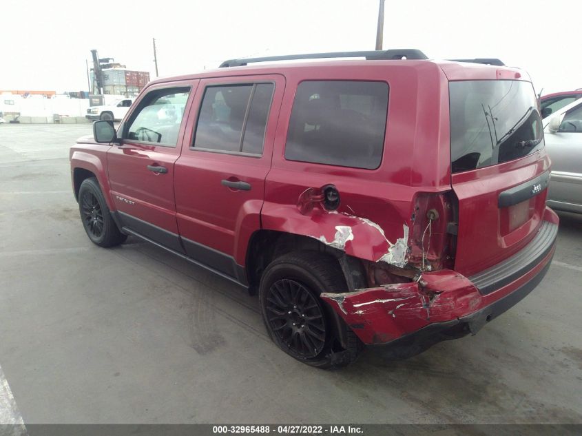 2014 JEEP PATRIOT SPORT 1C4NJPBB7ED645674