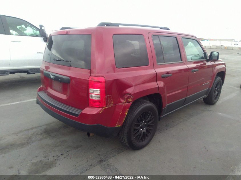 2014 JEEP PATRIOT SPORT 1C4NJPBB7ED645674