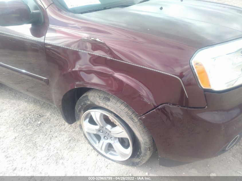 2013 HONDA PILOT EX-L 5FNYF4H5XDB061923