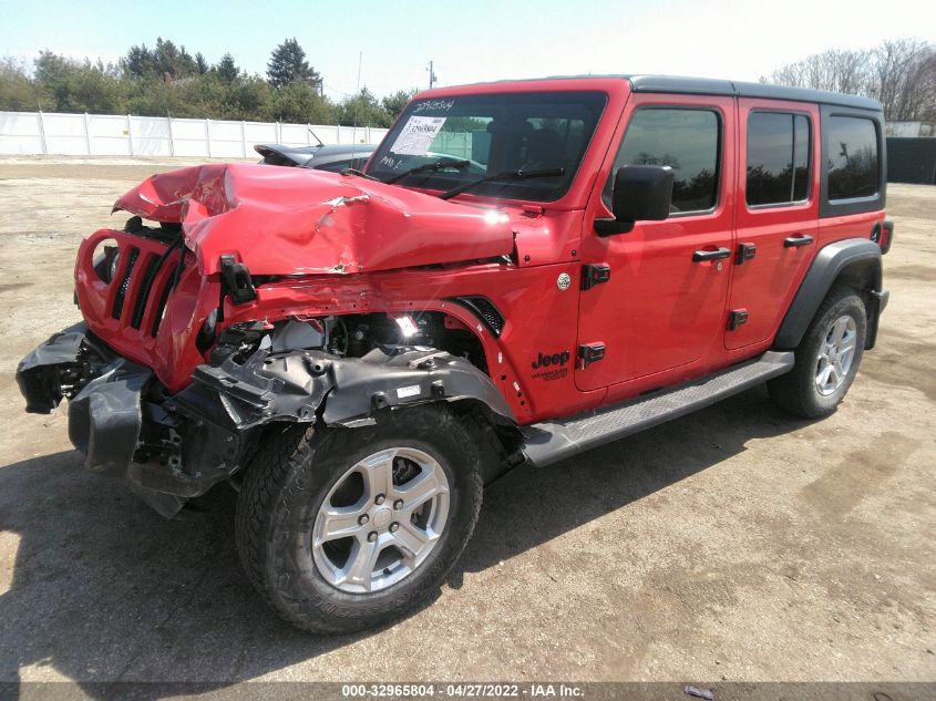 2021 JEEP WRANGLER UNLIMITED SPORT 1C4HJXKN5MW698237