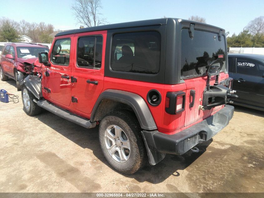 2021 JEEP WRANGLER UNLIMITED SPORT 1C4HJXKN5MW698237