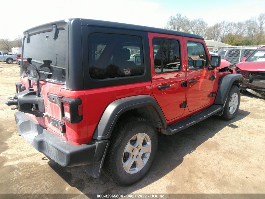 2021 JEEP WRANGLER UNLIMITED SPORT 1C4HJXKN5MW698237