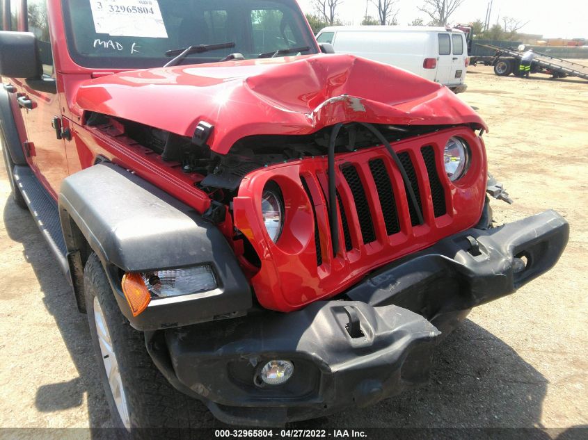 2021 JEEP WRANGLER UNLIMITED SPORT 1C4HJXKN5MW698237