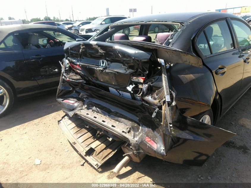 2013 HONDA CIVIC SDN LX 19XFB2F56DE247250