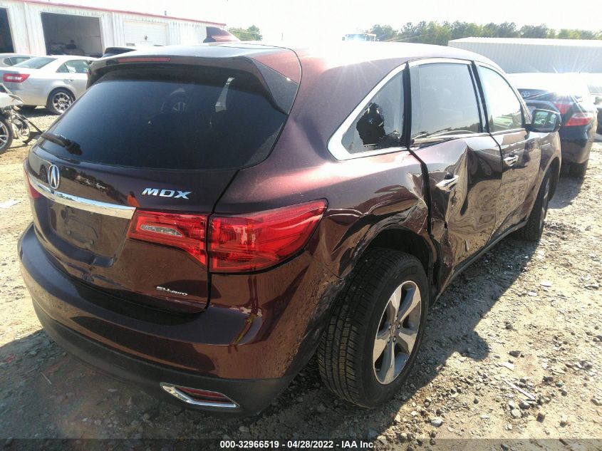 2016 ACURA MDX 5FRYD4H20GB018979