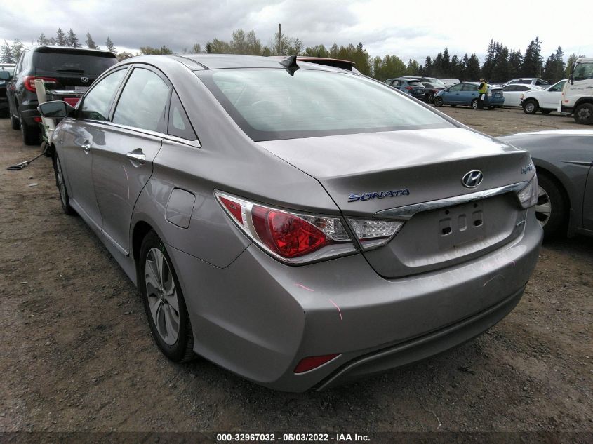 2014 HYUNDAI SONATA HYBRID LIMITED KMHEC4A49EA102478