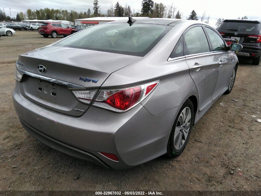 2014 HYUNDAI SONATA HYBRID LIMITED KMHEC4A49EA102478