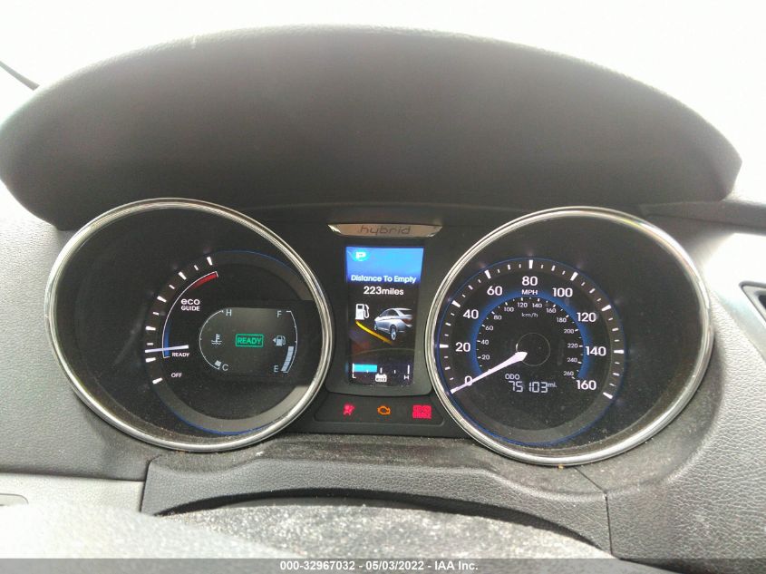 2014 HYUNDAI SONATA HYBRID LIMITED KMHEC4A49EA102478