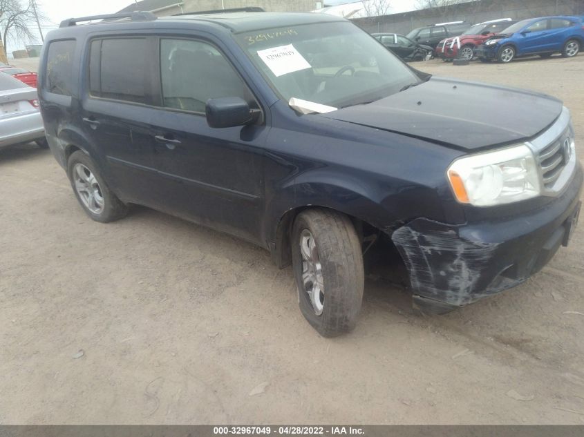 2013 HONDA PILOT EX-L 5FNYF4H6XDB025710