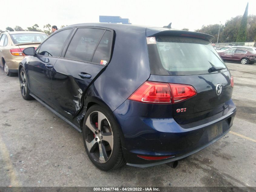 2015 VOLKSWAGEN GOLF GTI 3VW447AU6FM076079