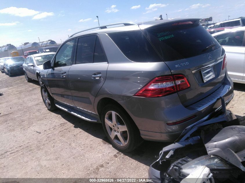 2015 MERCEDES-BENZ M-CLASS ML 350 4JGDA5JB0FA507734