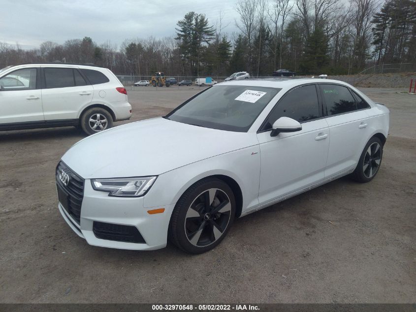 2017 AUDI A4 PREMIUM PLUS WAUENAF48HN039566