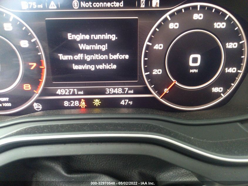 2017 AUDI A4 PREMIUM PLUS WAUENAF48HN039566