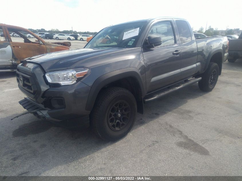 2022 TOYOTA TACOMA 2WD SR/SR5/TRD SPORT 3TYRZ5CN0NT014457