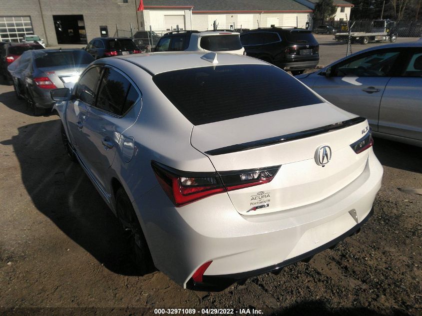2020 ACURA ILX PKG 19UDE2F89LA007976